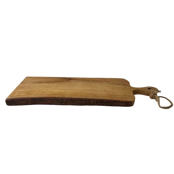 Cutting Charcuterie Board Handmade Unused Solid Wood Rustic Farmhouse Decor - Picture 1 of 7
